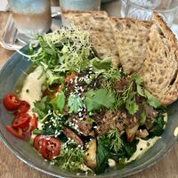 Turk Dad and flat white   at FACTORY GIRL Restaurant. in Amsterdam