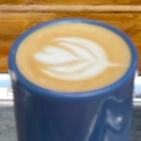 Oat Milk Latte at FACTORY GIRL Restaurant. in Amsterdam