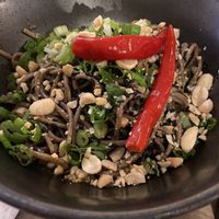 Peanut noodles  at Beyond Sushi - Upper East Side in New York City