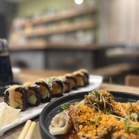 Sweet tree and shiitake dumplings   at Beyond Sushi - Upper East Side in New York City