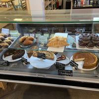 Viele vegane Kuchen  at BioWelten BistroCafé & Organic Supermarket in Immenstadt