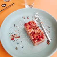 Johannisbeer-Bananen-Kuchen at Vierzehn in Loerrach