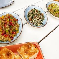 Baba Ganoush, Tabouleh, Guacamole at Vierzehn in Loerrach