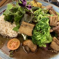 „Lomo saltado"  at Green House in Aguas Calientes