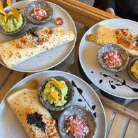 Vegan burritos   at Green House in Aguas Calientes
