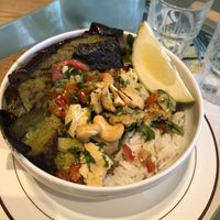 Tofu and eggplant bowl  at Boulangerie-Café Pain Salvator in Marseille