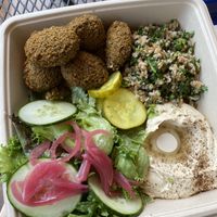 Falafel plate!  at Nura Hummus and Falafel in Portland