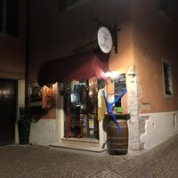 The Piccola Osteria at a sideroad a mittle off the main tourist track    at Piccola Osteria in Arco