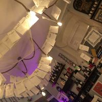 Notes left by happy customers inside the place    at Piccola Osteria in Arco