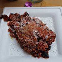 Vegan moussaka at Piccola Osteria in Arco
