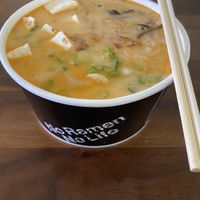 Spicy creamy vegan ramen at JINYA Ramen Bar in Orlando