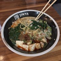 spicy vegan ranenramen  at JINYA Ramen Bar in Orlando