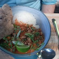 Afrikaanse pindastoof at Het Paradijs in Enschede