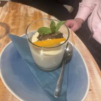 Orange mousse  at Het Paradijs in Enschede