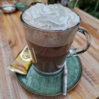 Hot chocolate at Het Paradijs in Enschede