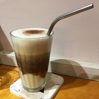 Oat mocha iced latte  at Vegan Nest Cafe - Hēi Lù Lù 黑露露純植咖啡店 - Maybe Closed in Tainan