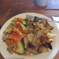 Vegan Frittata!!! at Elderberries Cafe in Los Angeles