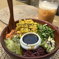 Poke bowl  at Malu Poke in Dikwella