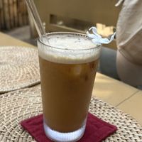 Coconut coffee  at Malu Poke in Dikwella