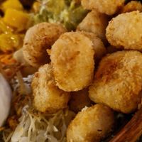 Coconut tofu at Malu Poke in Dikwella