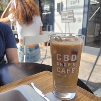 Soy latte at HealthyTOKYO CBD Shop & Cafe - Harajuku in Tokyo