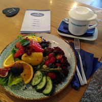 Vegan Smørrebrød at Café Lindquist in Boltenhagen