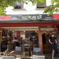 Café entrance  at We Are Zest Café in St Andrews