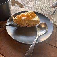 Vegan frozen mango cheesecake   at Fresh Bites in Coron