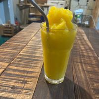 Mango seasonal slushie at Fresh Bites in Coron