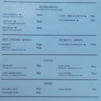 Menu at Fresh Bites in Coron