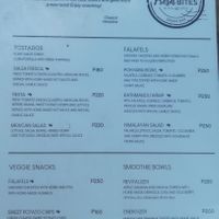 Menu at Fresh Bites in Coron