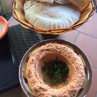 Red Pepper Hummus  at Hummus House in Phnom Penh