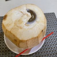 Coconut, $2.50  at Hummus House in Phnom Penh