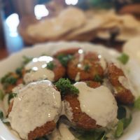 falafel salad at Hummus House in Phnom Penh