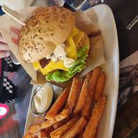 Hamburguesa vegetariana at Goiko Grill in Salamanca