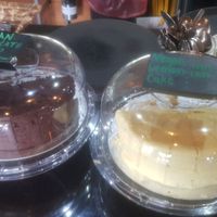 Chocolate cake and lemon cakes at Key Lime Coffee in Liverpool