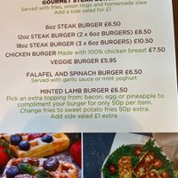 Burger at Key Lime Coffee in Liverpool