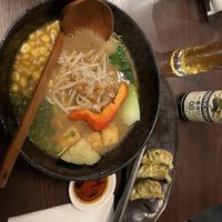 Vegan ramen and vegan gyoza!  at Takumi NINE - Sapporo in Berlin