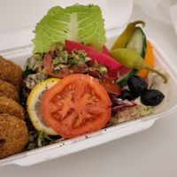 Falafel box at Falafel Ya Hala in Bremen