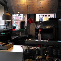 Woodfired oven at Leif's in Copenhagen