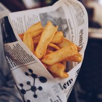 Fries at Bräukeller & Grill in Seefeld In Tirol