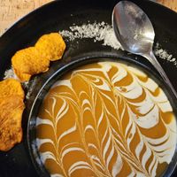 Süßkartoffelsuppe at Bräukeller & Grill in Seefeld In Tirol