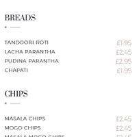 The vegan menu at 1580 in Birmingham