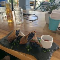 Veggie rolls at Padma in Santa Marta