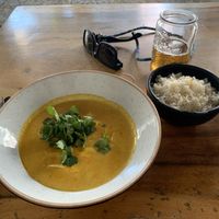 Tofu curry at Padma in Santa Marta