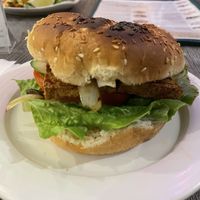 Tofu-Yaki burger  at Loving Hut - E Southern Ave in Tempe