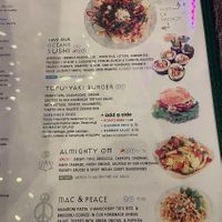 New menu items   at Loving Hut - E Southern Ave in Tempe