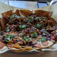 Nachos at Dead Bird Brewing in Milwaukee