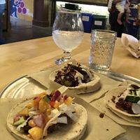 Tacos and ginger beer  at Dead Bird Brewing in Milwaukee