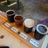 Great sampler at Dead Bird Brewing in Milwaukee